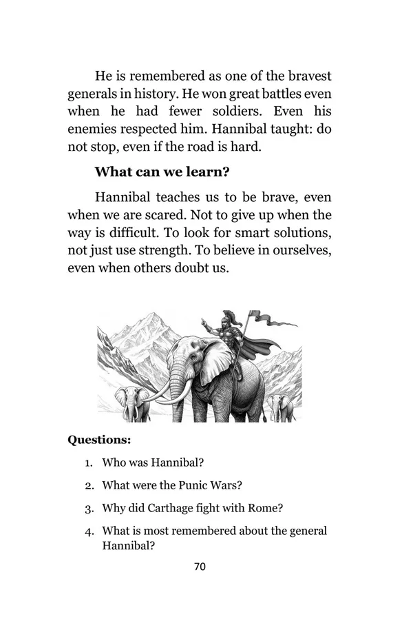 Hannibal and his elephants — plus questions to talk about