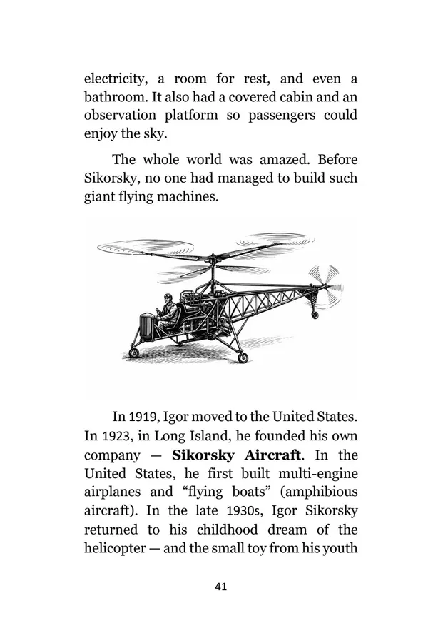 From a childhood dream to the modern helicopter