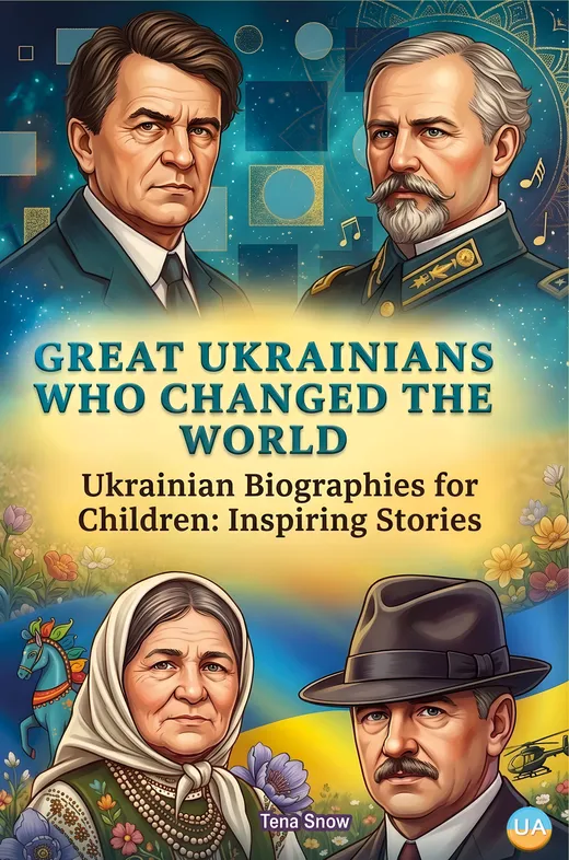 Great Ukrainians Who Changed the World — children's biography book cover