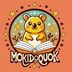 Mokidoquok — the curious quokka logo